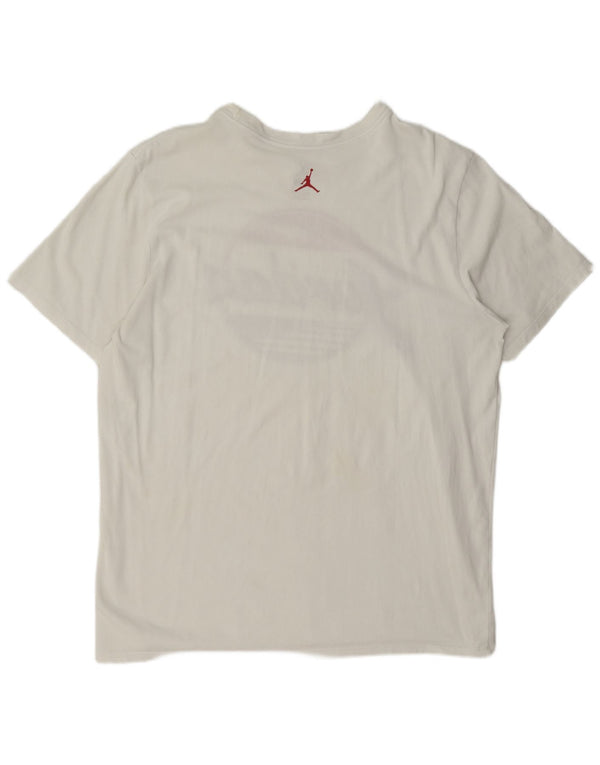Jordan - Camiseta gráfica para hombre, talla XL, color blanco