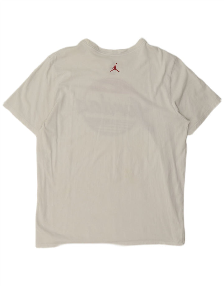 Jordan - Camiseta gráfica para hombre, talla XL, color blanco