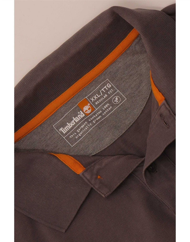 Timberland Polo De Corte Regular Para Hombre 2XL Algodón Gris