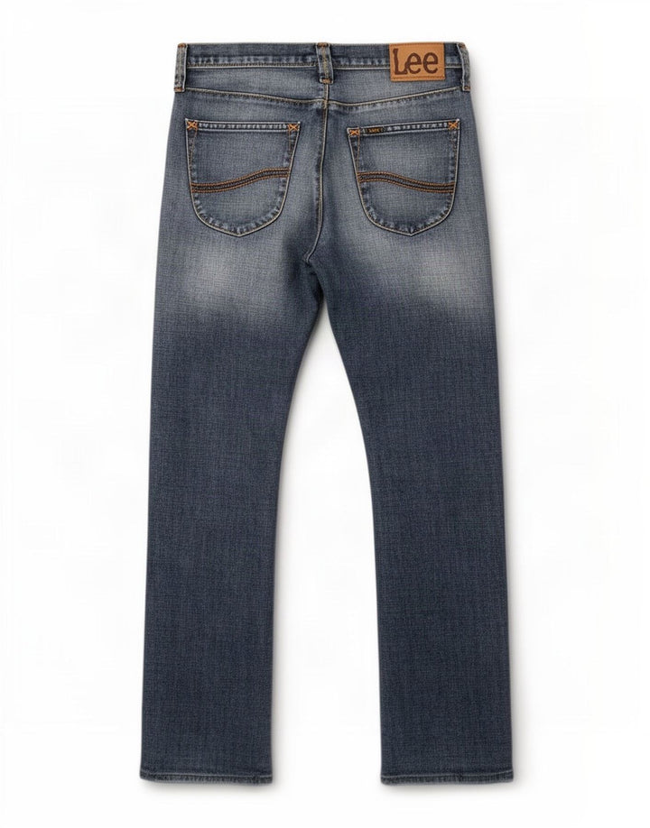 Vaqueros rectos Lee para hombre W32 L28 Algodón azul