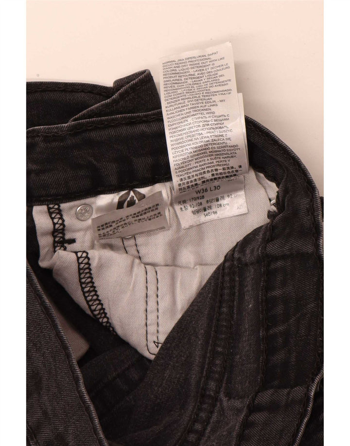 Levi's Hombre 511 Slim Jeans W36 L30 Algodón Negro