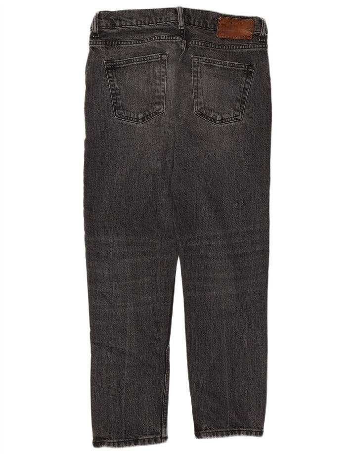 Zara Jeans Rectos Mujer EU 40 Medium W30 L27 Algodón Gris
