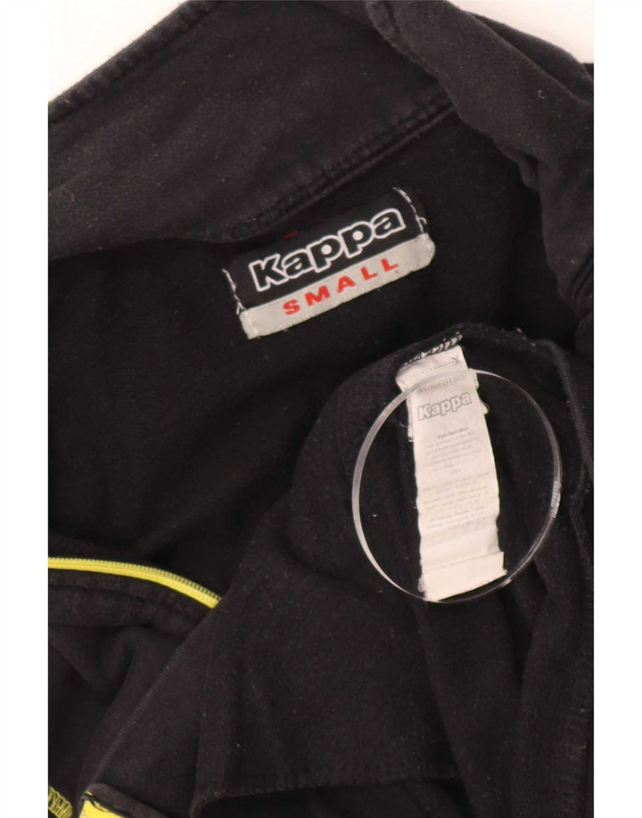 Chaqueta superior de chándal para hombre Kappa Small Black Cotton