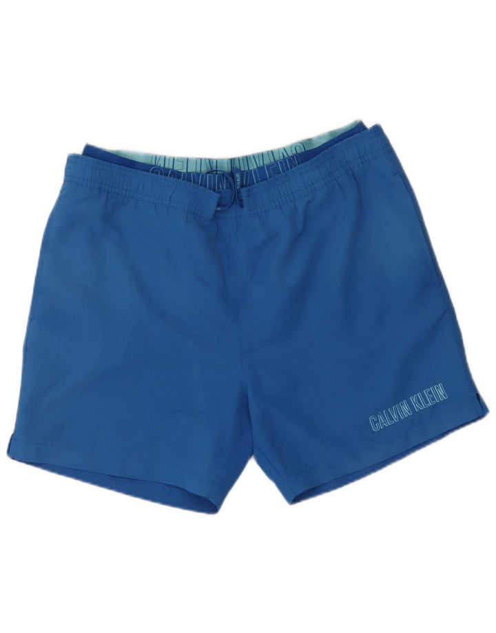 Bañador Calvin Klein Hombre Grande Poliéster Azul