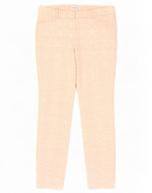 Pantalones casuales Calvin Klein para mujer US 6 Medium W30 L29 Pink Animal Print
