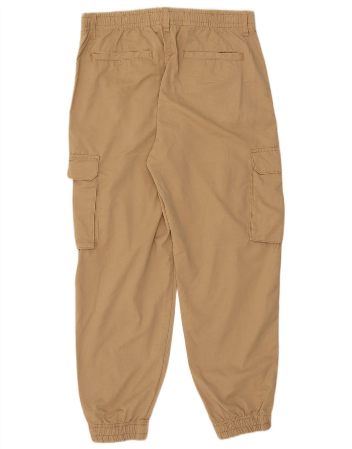 Zara Hombre Crop Joggers Pantalones Cargo Medianos W31 L25 Beige