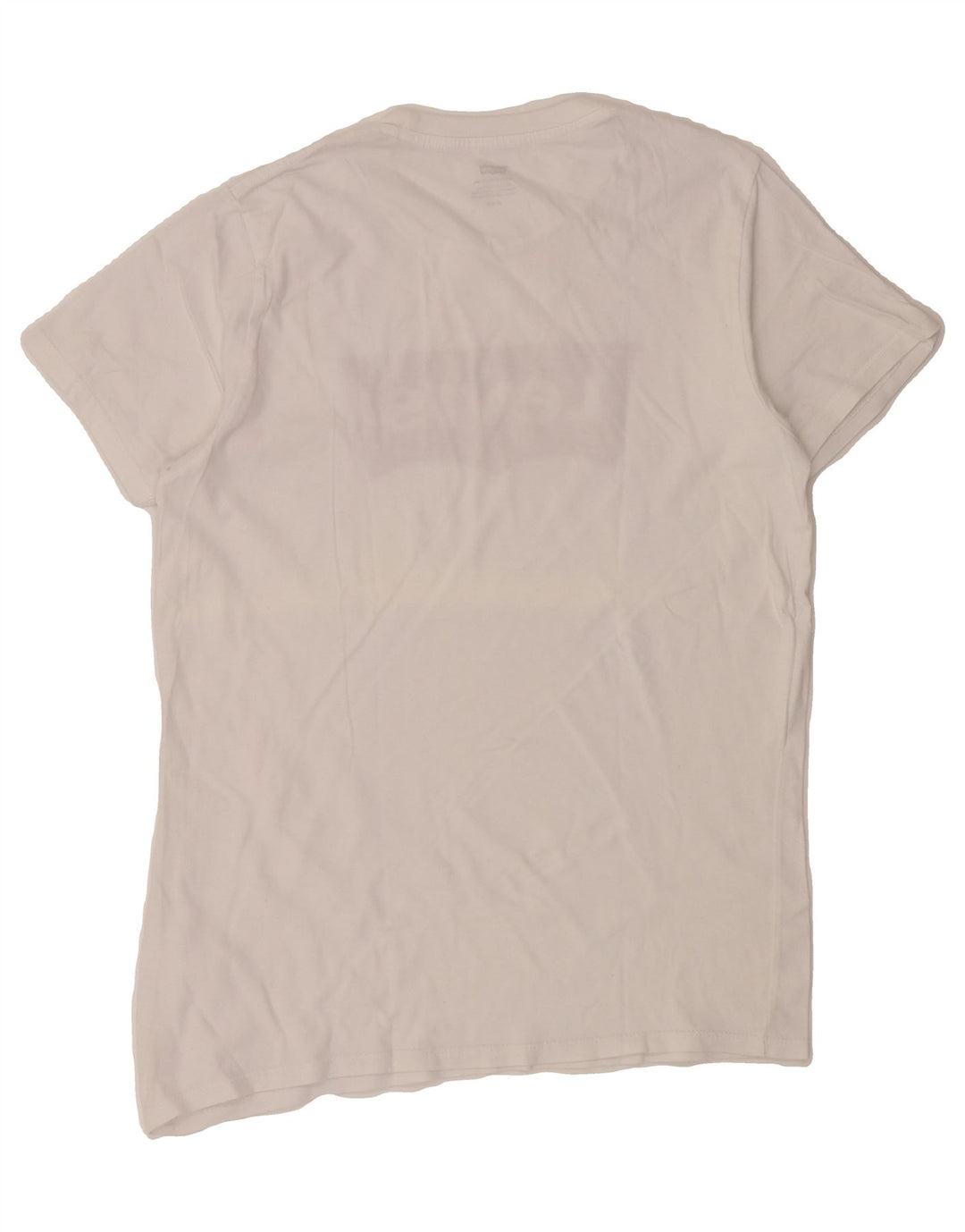 LEVI'S Mens Graphic T-Shirt Top Medium White Vintage Levi's and Second-Hand Levi's from Messina Hembry 