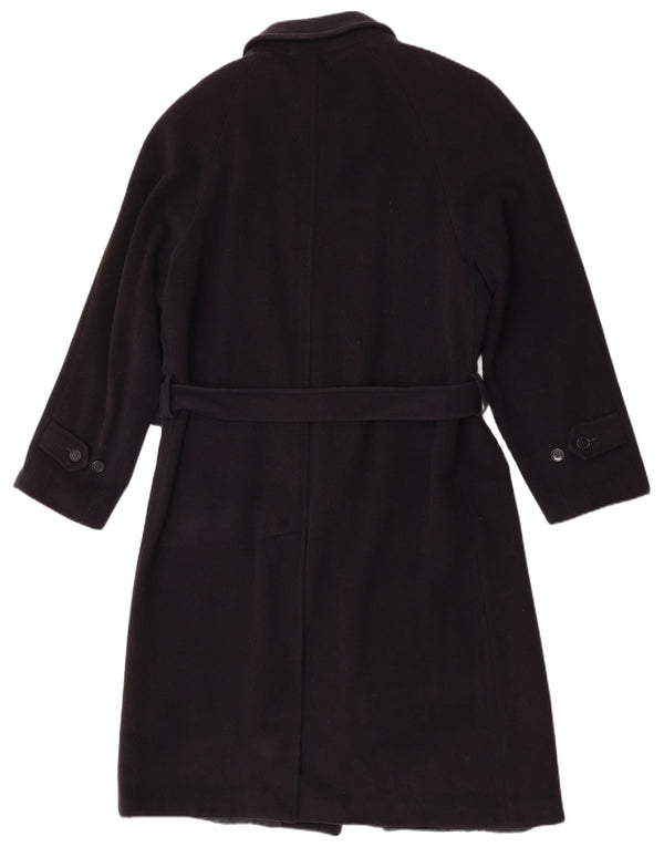 Abrigo vintage para hombre IT 48 Lana virgen azul marino medio