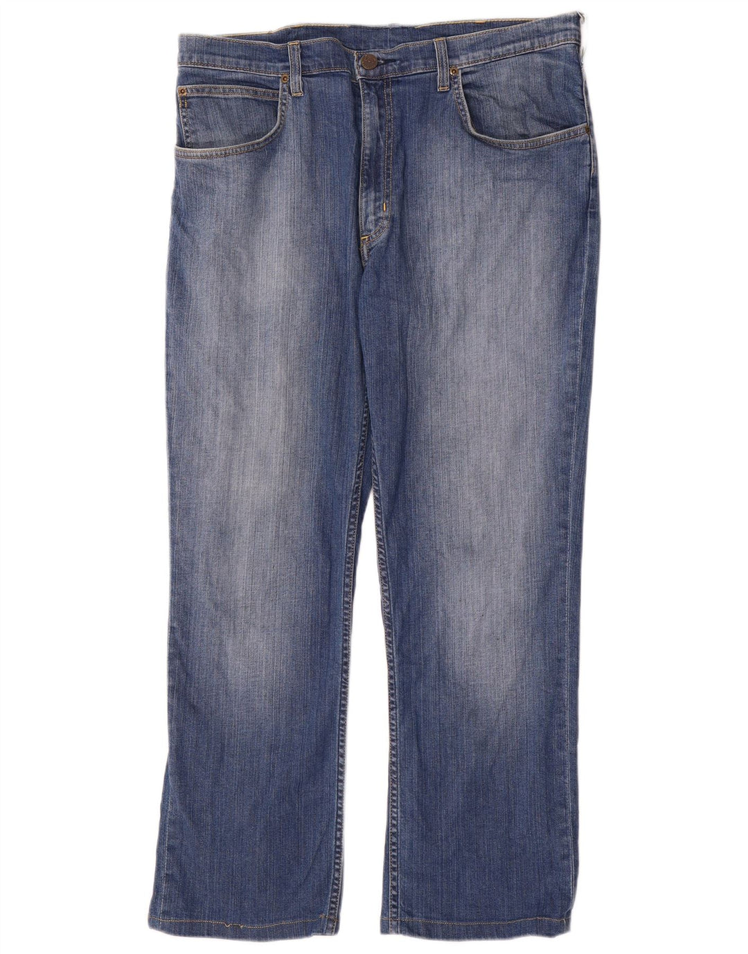 Lee Vaqueros Rectos Brooklyn Para Hombre W38 L29 Algodón Azul