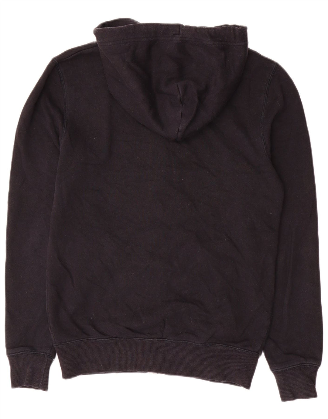 Jack Wills Sudadera con capucha y cremallera para hombre, talla pequeña, algodón negro