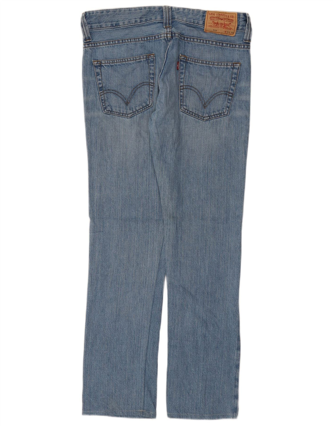 Levi's Jeans rectos 506 para hombre W33 L30 Algodón azul