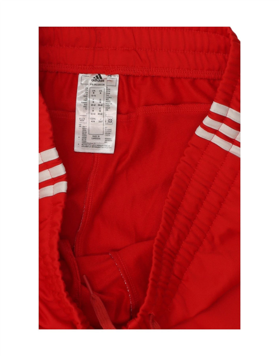 Adidas Pantalones de Chándal para Mujer UK 12/14 Medio Rojo Poliéster