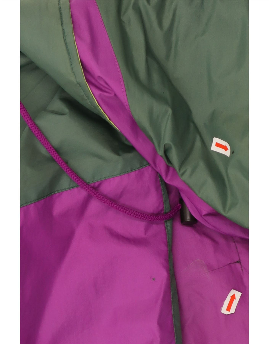 CAMPAGNOLO Chubasquero con capucha para hombre, talla 40, talla grande, multicolor, color block