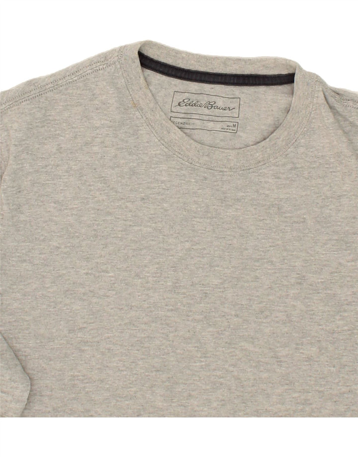 EDDIE BAUER Mens T-Shirt Top Medium Grey Vintage Eddie Bauer and Second-Hand Eddie Bauer from Messina Hembry 