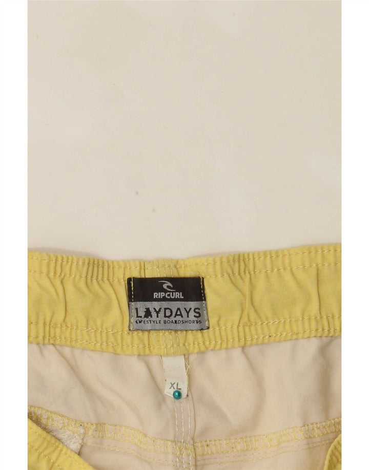Rip Curl Bañador Hombre XL Amarillo Colorblock