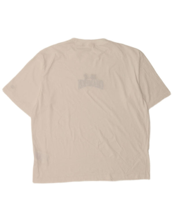 Champion Camiseta Gráfica Hombre Top XL Algodón Blanco