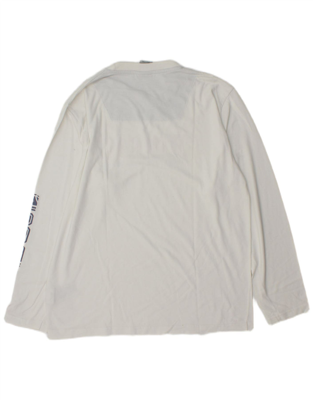 Nike Camiseta gráfica de manga larga para hombre UK 39/41 Algodón blanco mediano