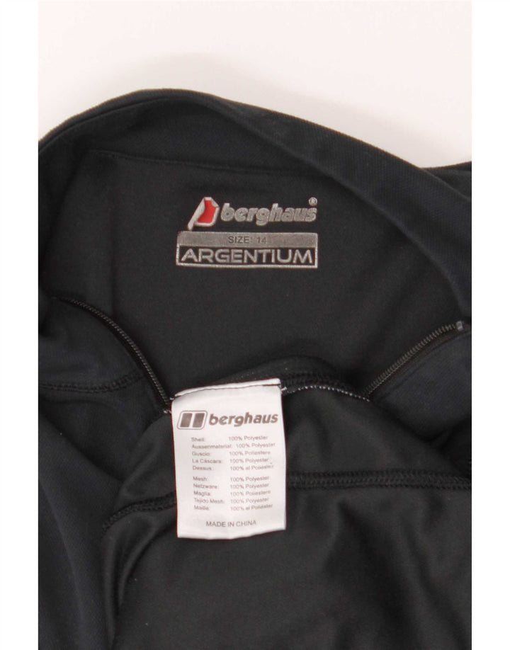 Berghaus Top de chándal tipo jersey para mujer UK 40 Medium Azul marino Colorblock