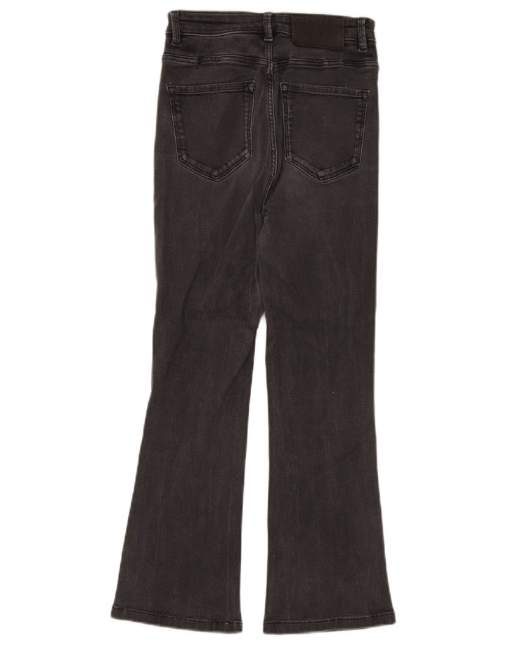 Massimo Dutti Vaqueros Acampanados Mujer EU 34 2XS W24 L24 Gris Algodón