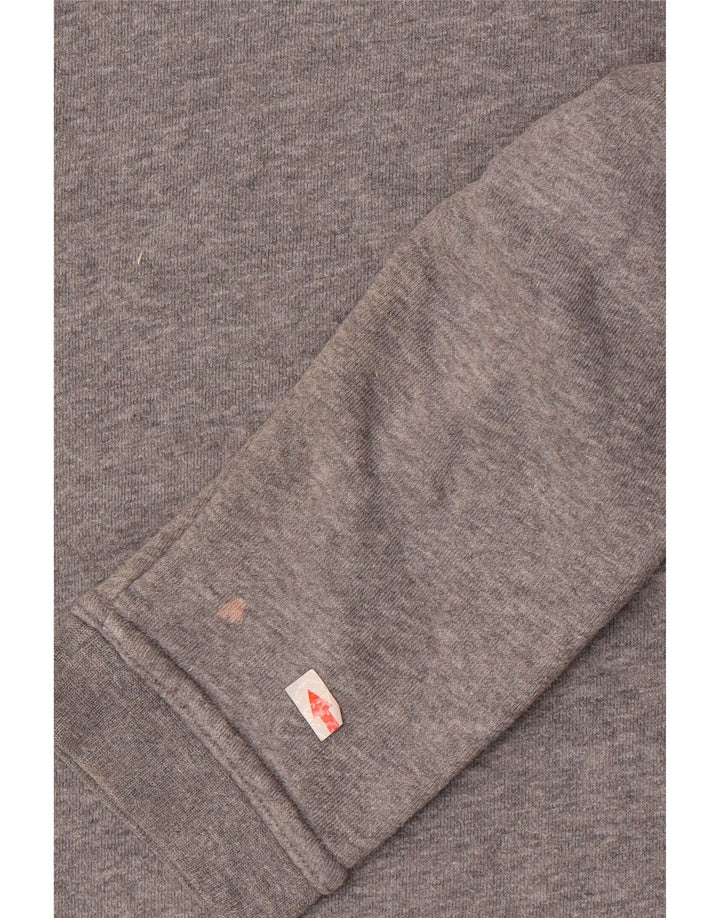Nike - Sudadera de gran tamaño con gráfico para mujer, talla 40, talla grande, algodón gris