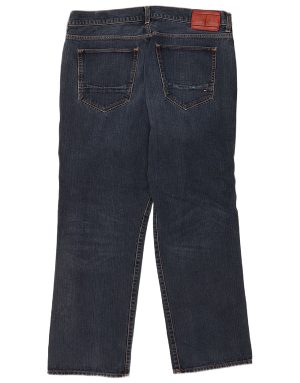 Tommy Hilfiger Vaqueros rectos para hombre W36 L30 Algodón azul marino