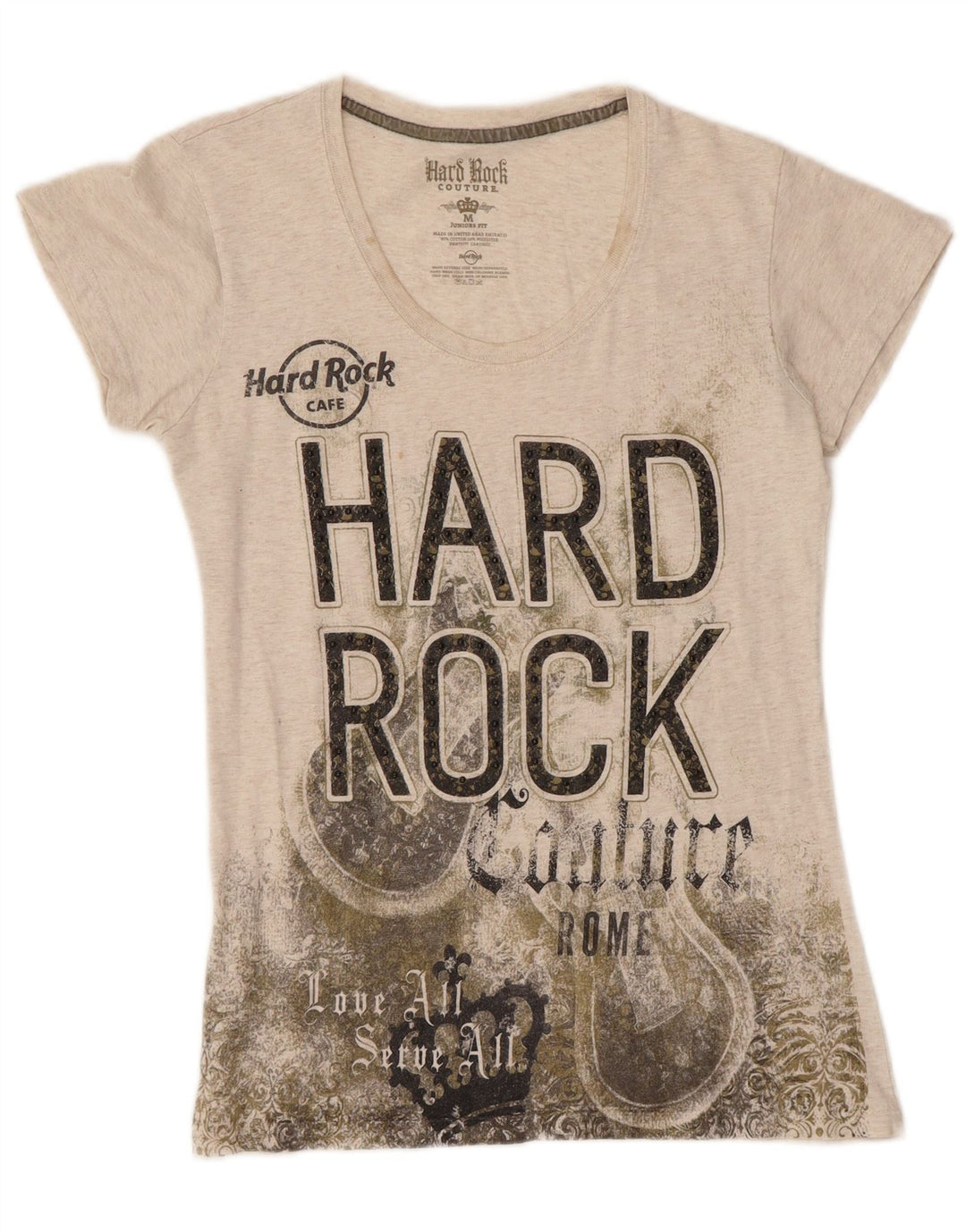 HARD ROCK CAFE Camiseta estampada Rome para niña 13-14 años Gris medio