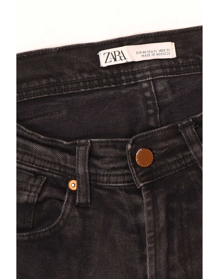 Zara Vaqueros Slim para Hombre EU 40 Medium W31 L30 Negro