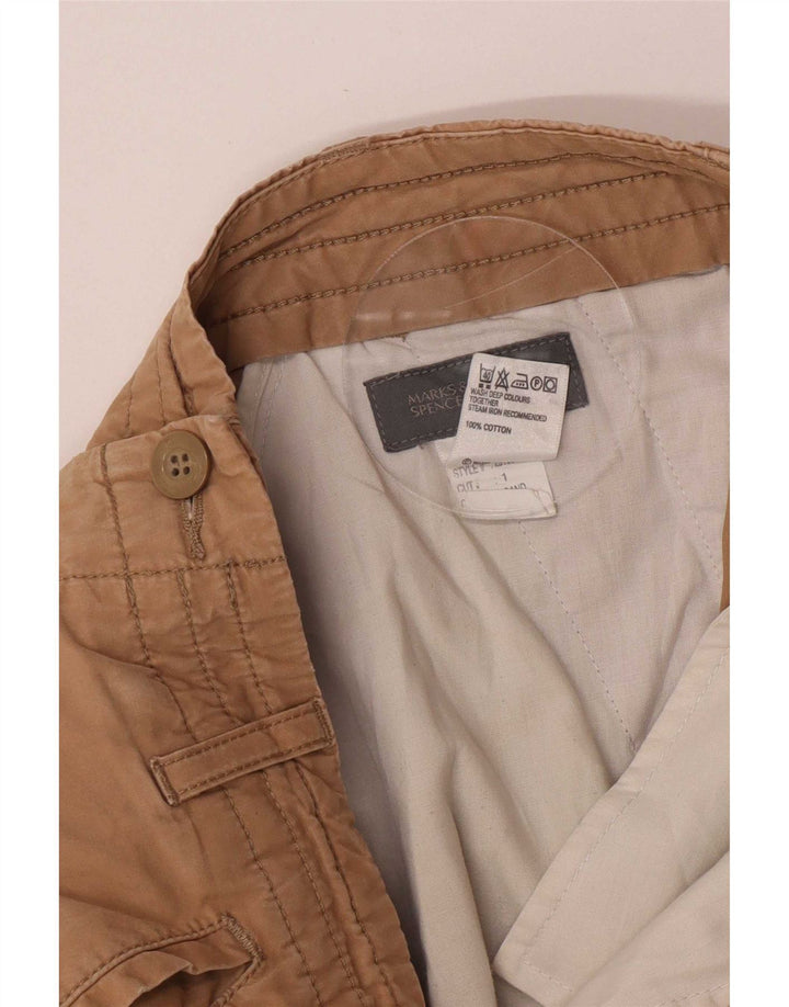 Marks & Spencer Bermudas tipo cargo para hombre W30 Algodón beige medio