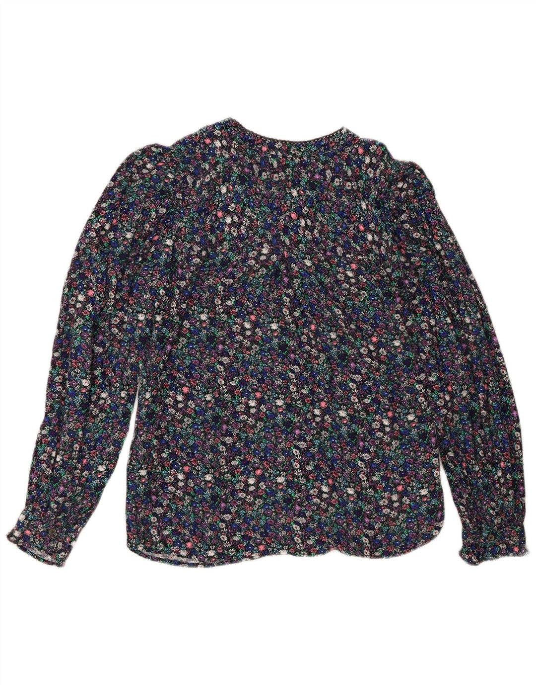 MARKS & SPENCER Womens Shirt Blouse UK 8 Small Multicoloured Floral