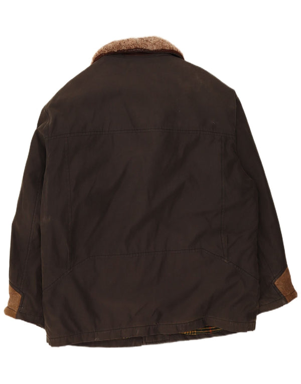 Camel Active Abrigo cortavientos para hombre IT 56 2XL Caqui Colorblock Algodón