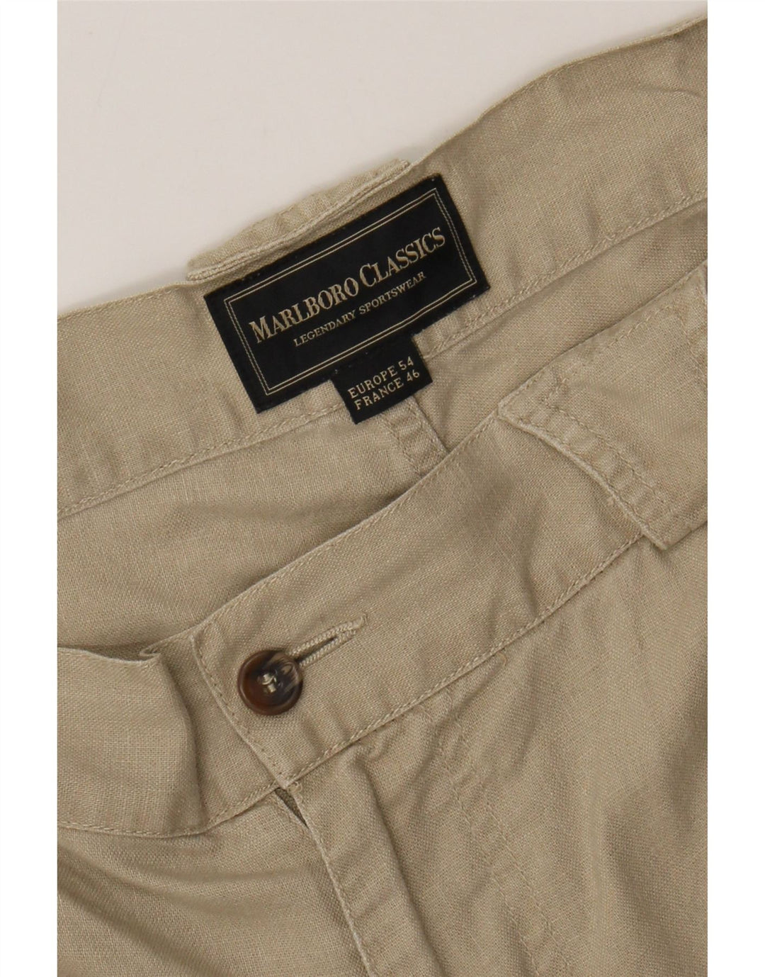 MARLBORO CLASSICS Pantalones cortos cargo para hombre EU 54 2XL W36 Beige
