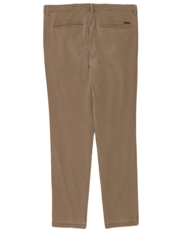 Jack & Jones Mens Marco Slim Chino Pantalones W34 L32 Algodón Beige