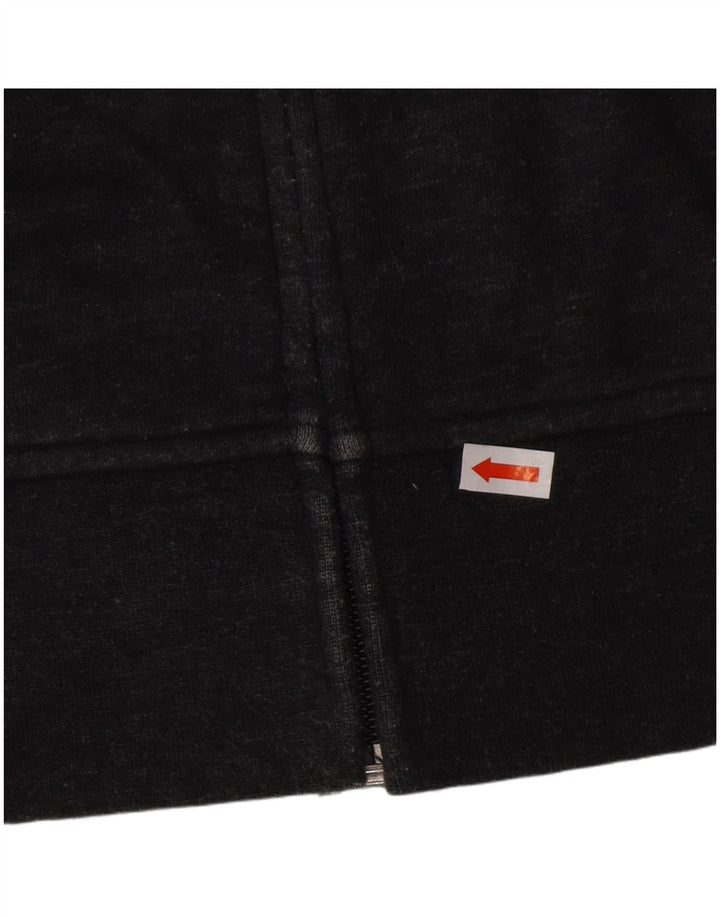 VANS Sudadera con capucha y cremallera para mujer UK 44 Gris medio