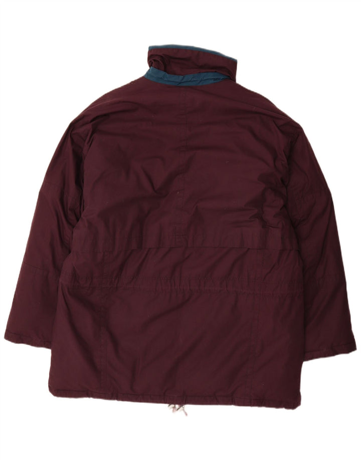 WESTBURY Abrigo acolchado para hombre UK 42 XL Poliéster burdeos