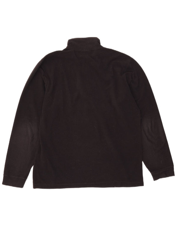 Champion Jersey De Forro Polar Con Cremallera Para Hombre Grande Poliéster Negro