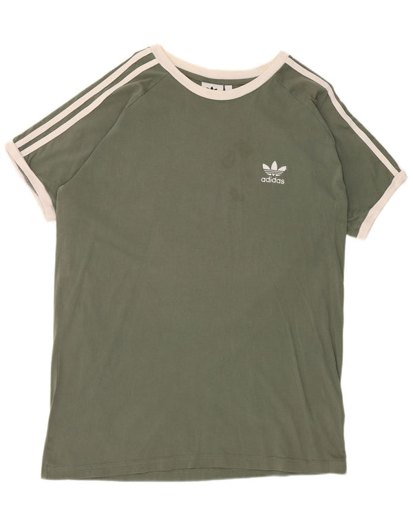 Adidas Camiseta Hombre Top XL Algodón Verde