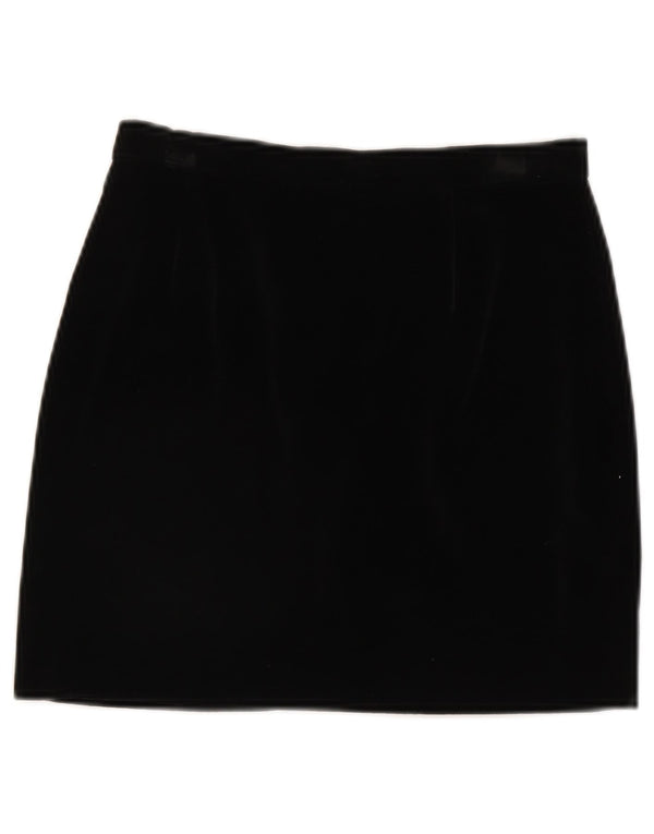 Elizabeth Ascot Minifalda de terciopelo para mujer IT 42 Medium W28 Negro