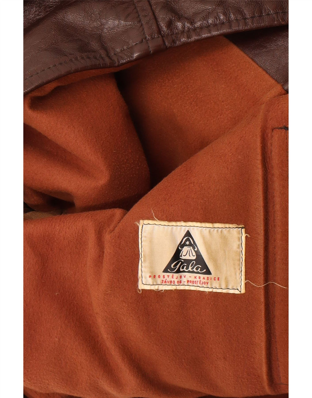 Chaqueta de cuero Gala para hombre UK 42 XL Marrón