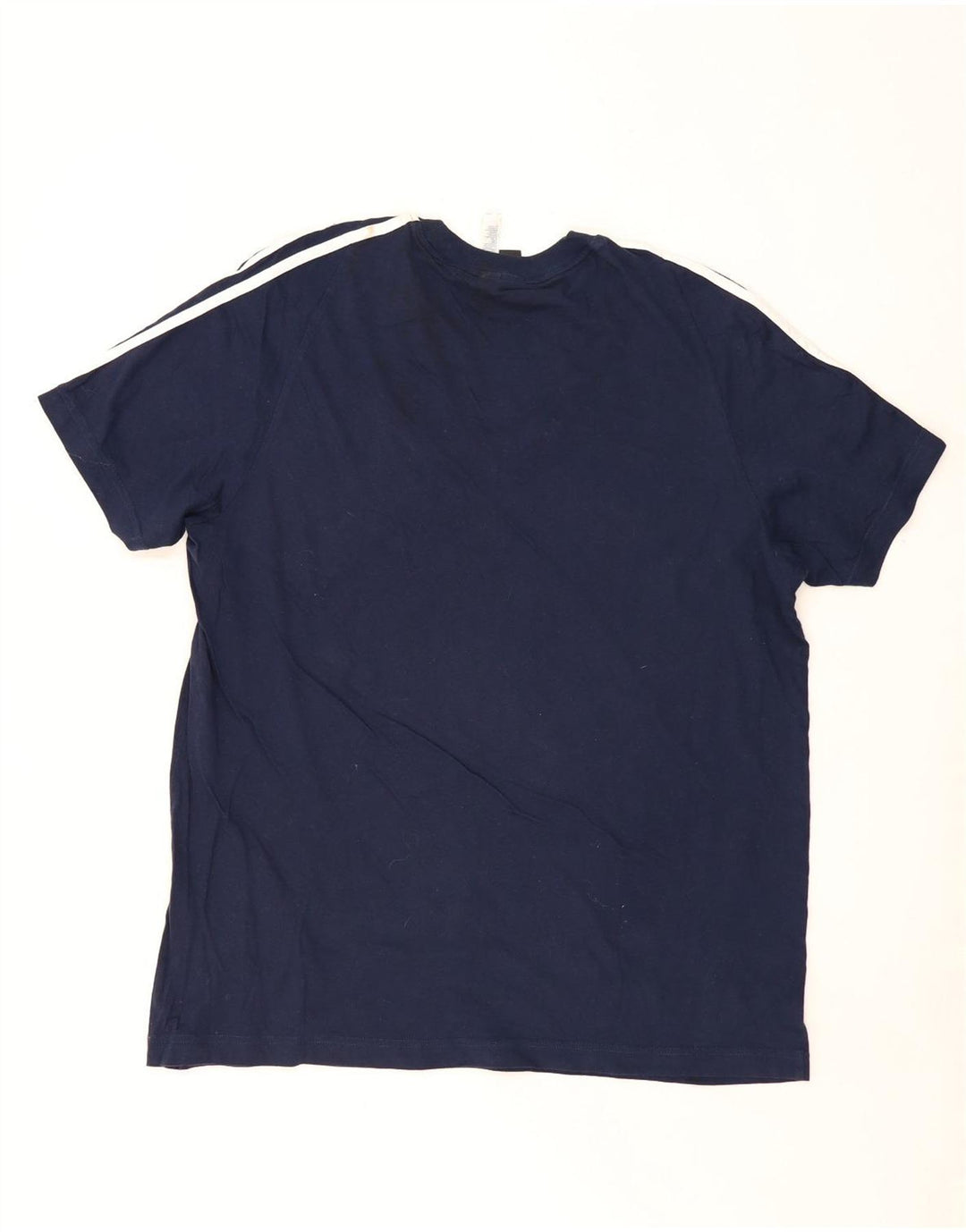 ADIDAS Camiseta Hombre Top Grande Azul Marino Algodón