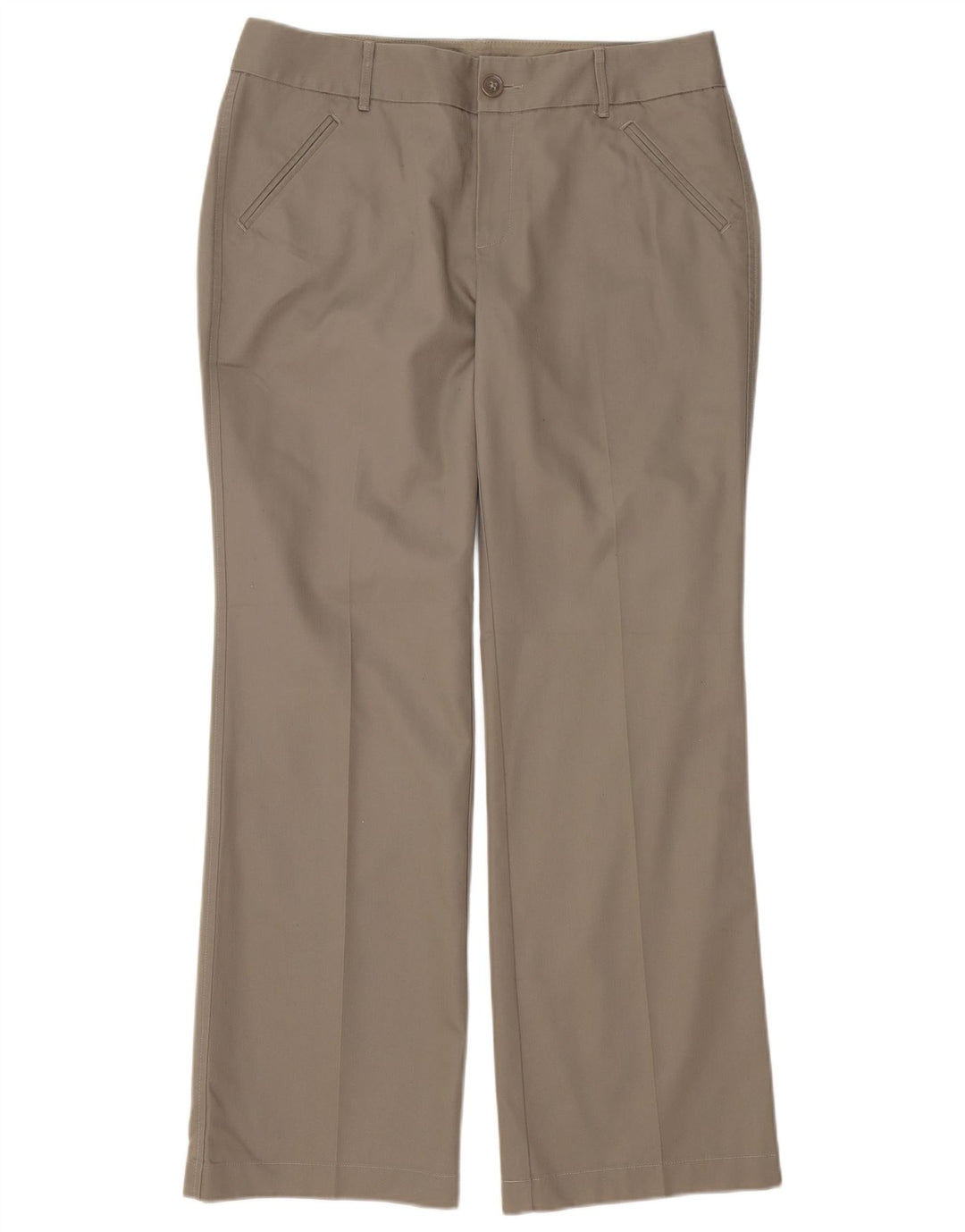 EDDIE BAUER Pantalones casuales para mujer Blakely Fit US 12 Large W34 L34 Gris