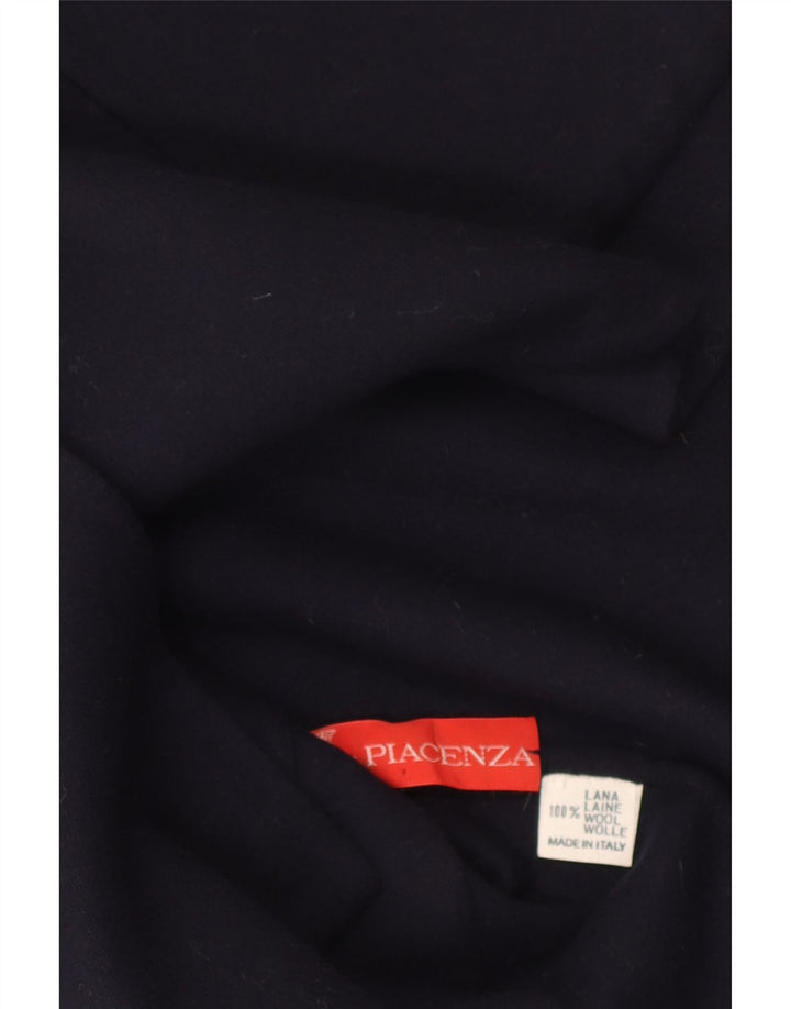 Piacenza Chaqueta Blazer de 2 Botones y Manga 3/4 para Mujer UK 46 Grande Azul Marino
