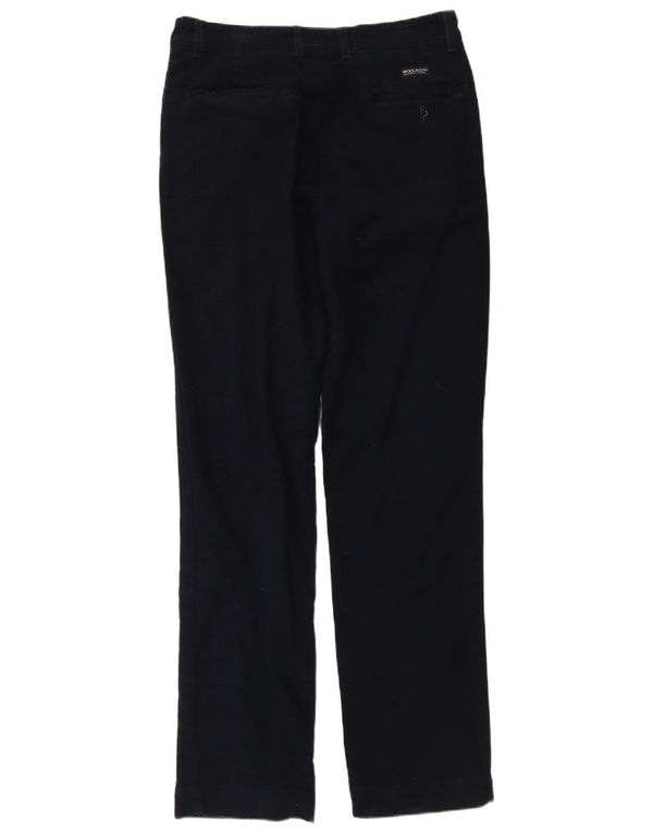 Woolrich Pantalón chino recto para hombre W33 L33 Algodón azul marino