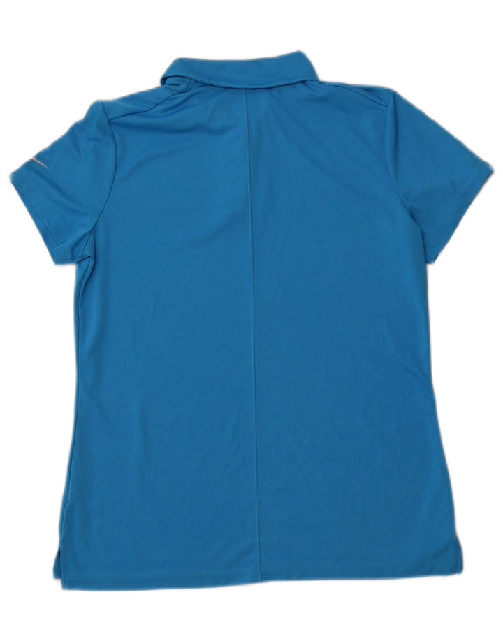 NIKE Polo Dri Fit para mujer UK 46 Grande Poliéster azul