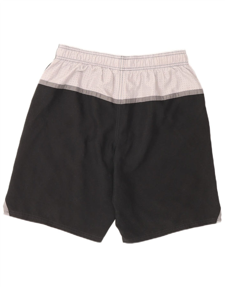 Pantalón corto deportivo Nike para hombre Poliéster color block en negro mediano