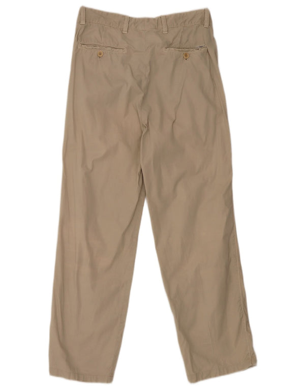 Ermenegildo Zegna Pantalón chino con pinzas para hombre IT 46 XS W27 L28 Algodón beige