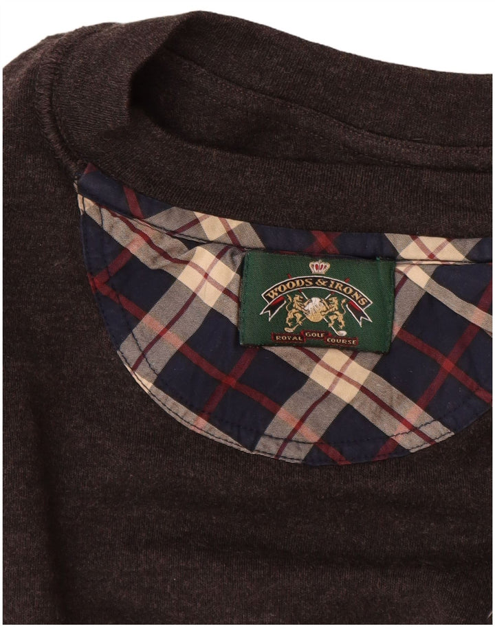 WOODS & IRONS Sudadera Hombre XL Marrón