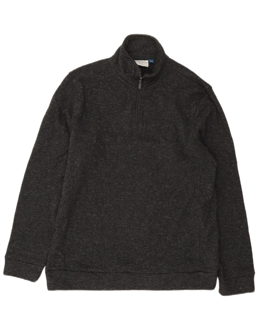 Mountain Warehouse Sudadera con Cuello Y Cremallera para Hombre Jersey XL Gris Moteado