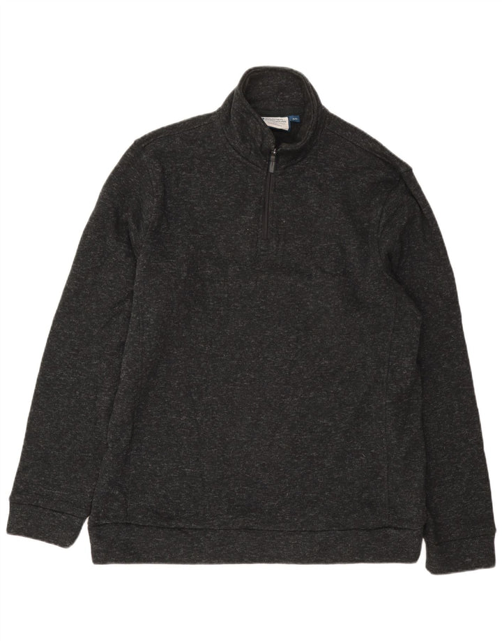 Mountain Warehouse Sudadera con Cuello Y Cremallera para Hombre Jersey XL Gris Moteado