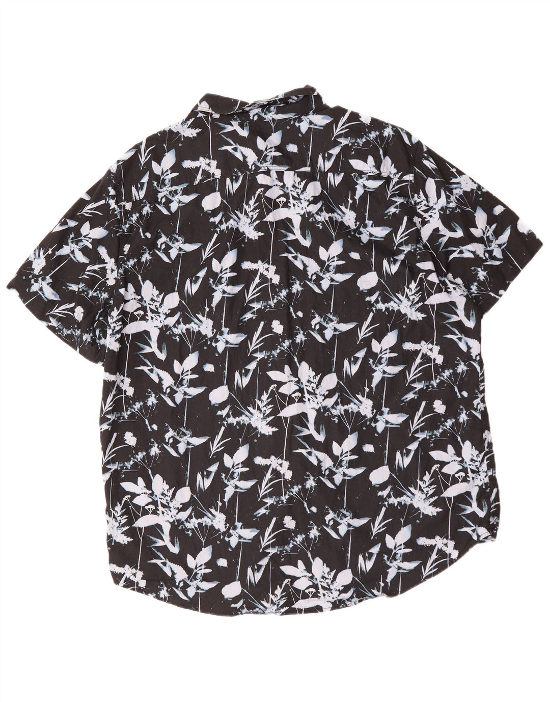 LEVI'S Camisa estándar de manga corta para hombre XL Algodón floral negro