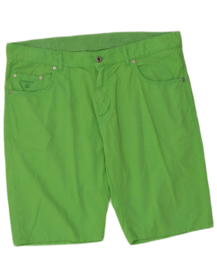 GANT Pantalones cortos informales Tyler de corte regular para hombre W36 Algodón verde grande